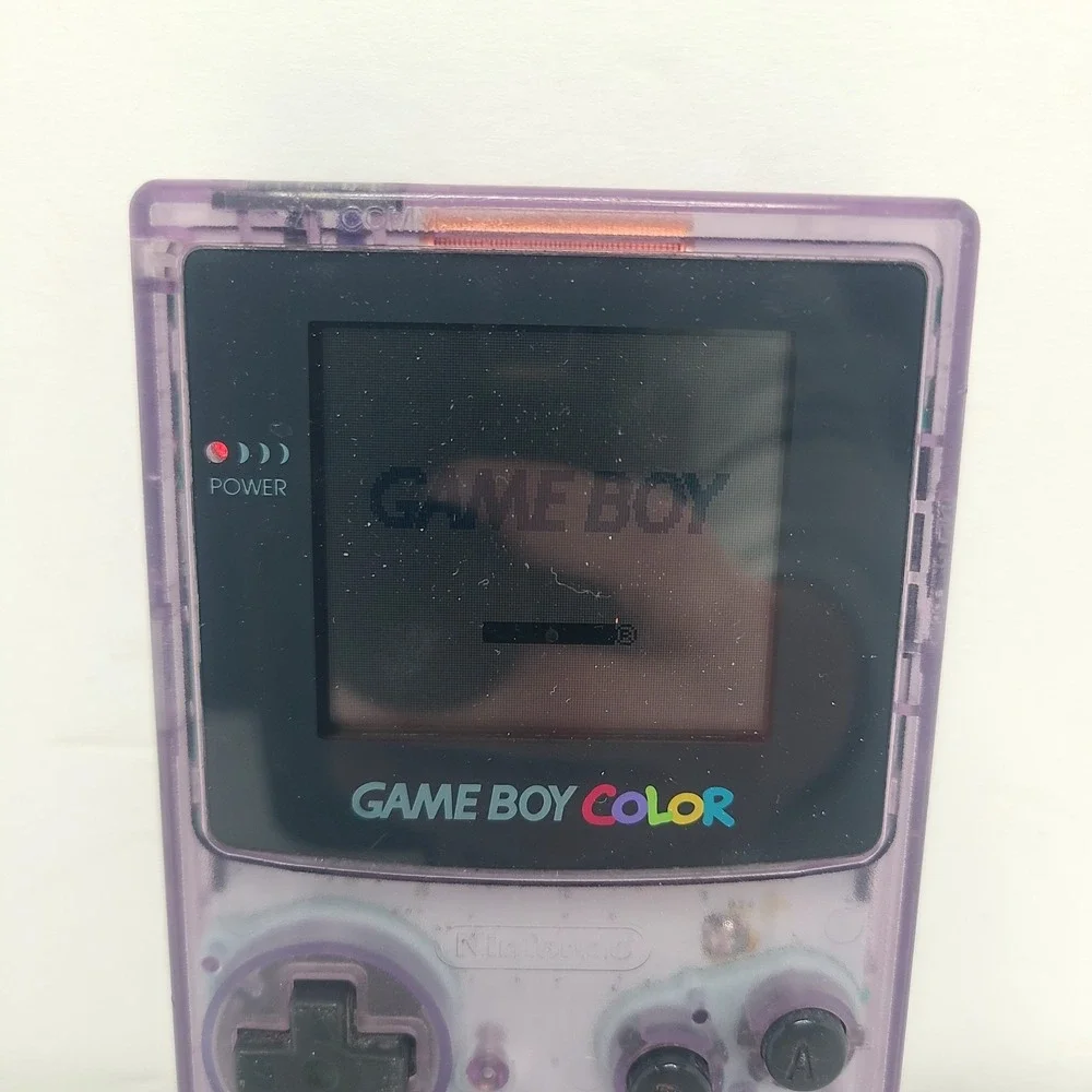 Nintendo Game Boy Color Atomic Purple Console As Is No Battery Cover Parts Only‎